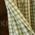 thumbnail image 3 of Cafe Curtain Valance for Kitchen, Short Half Tier Valance, Country Style Semi Short Curtain Plaid Gingham Pattern Rod Pocket for Home Decor, 3 of 8