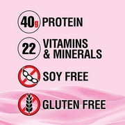 Labrada Nutrition Lean Body Nutrition Shake, Strawberry Ice Cream, 80 Count