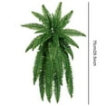 thumbnail image 2 of Artificial Boston Fern Plant 28 38 60 88 Leaves Fake Boston Fern Bushes 44Inch Large Faux Ferns Home Yard Garden Decor, 2 of 7
