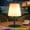 1PC Black, variant on Shower Lamp Shower Light Warm White & RGB Dimmable Rechargeable Table Lamp Cordless Night Light for Bathroom, Dining Room, Patio H9.8in, D6.3in ()
