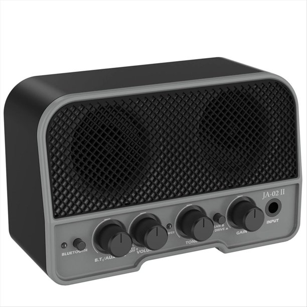 Amplificador de Guitarra Acústica de 5 W, Altavoz Portátil con Dos Canales, Tono Normal/Brillante, Compacto para Viajes y Presentaciones.