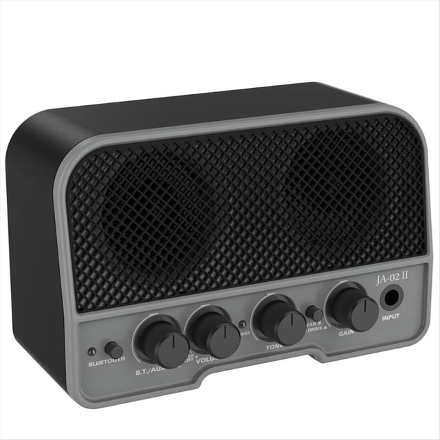 Amplificador de Guitarra Acústica de 5 W, Altavoz Portátil con Dos Canales, Tono Normal/Brillante, Compacto para Viajes y Presentaciones.