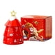 thumbnail image 1 of Taza de cerámica navideña, regalo de vacaciones, taza novedosa, taza de la mañana de Navidad, taza de leche, vajilla decorativa para la mesa, taza de rojo, 1 of 8