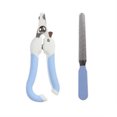 thumbnail image 2 of Flmtop Nail Clippers Safety Guard Grooming Stainless Steel Pet Claw Scissors Toe Nail Trimmer for Dogs Blue, 2 of 9