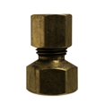 thumbnail image 1 of Midland Industries 18500LF 0.37 x 0.25 in. Plomb Libre Fusée 797 Femelle Compression x Adaptateur de Compression, 1 of 1