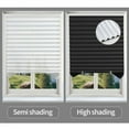 thumbnail image 4 of Self-Adhesive Pleated Blind High Shading Non-Woven Window Shade Bathroom Kitchen Balcony Zebra Blackout Curtain, 4 of 10