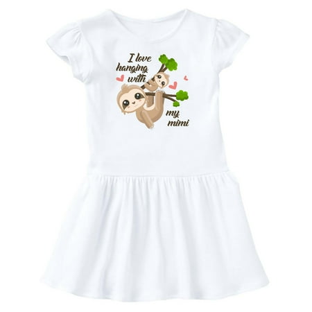

Inktastic Hanging With My Mimi Gift Toddler Girl Dress