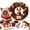 Reindeer, variant on 3D Fabric Poke Wreath DIY Kit, Christmas Wreath Craft for Adults, for Holiday Door Wall Decor, Beginner-Friendly No-Sew Relaxing Project