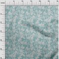 thumbnail image 3 of oneOone Velvet Turquoise Blue Fabric Asian Floral Sewing Material Print Fabric By The Yard 58 Inch Wide, 3 of 4