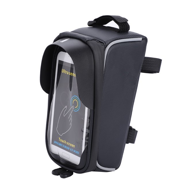 Bolsas De Montaje De Teléfono, Bolsas De Montaje De Teléfono De Bicicleta Con Visera Solar, Diseño De Cremallera Para Bicicleta De Montaña Para Ciclismo Que Protege A Los