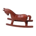 thumbnail image 3 of Lipstore Rocking Horse Ornament Decoration Housewarming Office Keepsake Multifunction red, 3 of 8