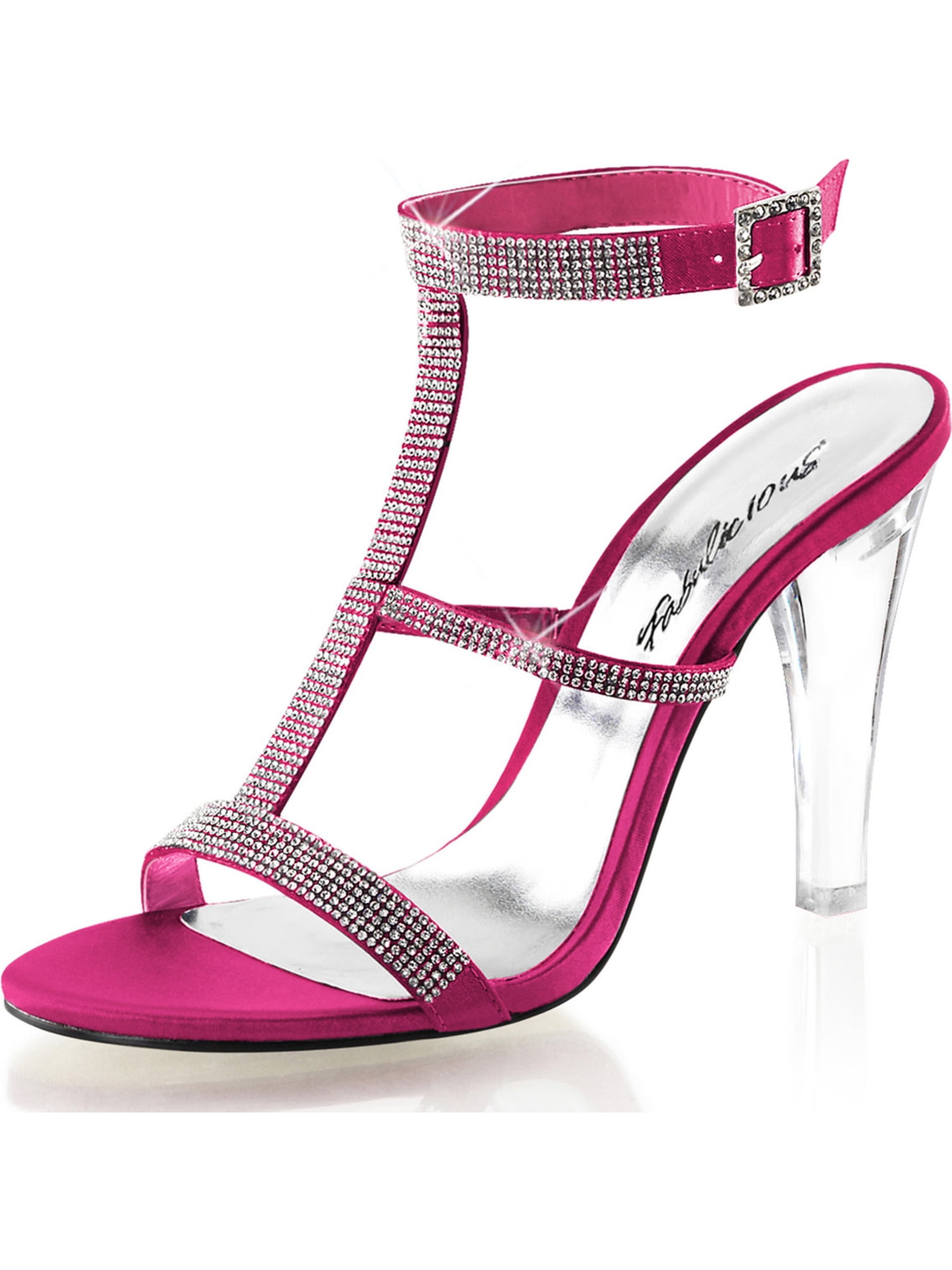 Summitfashions Womens Pink and Black Shoes Two Tone T Strap Shoes Studs 3 1//4 Inch Platform