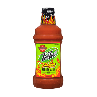 Zing Zang Blazing Bloody Mary Mix, Non-Alcoholic Cocktail Mixer, 1.75L Bottle