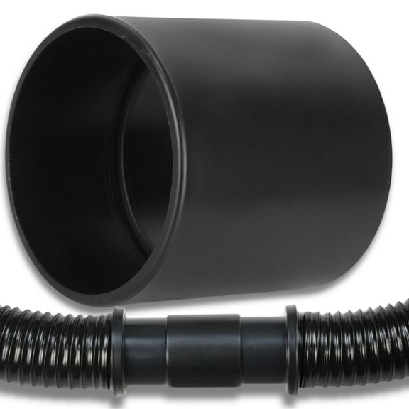 2.5" Vacuum Hose Coupling Connector – Wet Dry Vac Hose Adapter Compatible with Shop Vac, Craftsman & More– Extend Vacuum Reach by Joining 2 Hoses – Heavy Duty ABS Attachment.