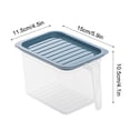 thumbnail image 2 of Rbaofujie Produce Saver Containers for Refrigerator Stackable Food Storage Container for Fridge, Berry Keeper Boxes Tray Keep Fresh for Vegetables, Fruit,Meat and Salad, 2 of 4