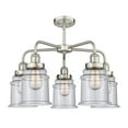 thumbnail image 3 of Innovations Lighting - Canton - 5 Light Stem Hung Chandelier In Industrial, 3 of 5