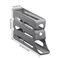 thumbnail image 3 of Ovzne Terrace Storage Box Shoe Storage Box 4 Tiers Eggs For Fridge Auto Rolling Fridge Eggs Organizer Space-Saving Eggs Dispenser 30 Eggs Fridge Eggs Rack Large Capacity Eggs Dispenser Thickened Stor, 3 of 5