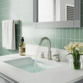 thumbnail image 4 of ANGELES HOME Widespread Bathroom Faucet 3 Hole, Brushed Nickel Bathroom Sink Faucet, 2 Handle Bathroom Faucet, Bath Faucet, 4 of 12