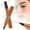 Light Brown, variant on Microblading Eyebrow Pen with 4 Fork Tips, Waterproof Microblading Eyebrow Pencil, Eyebrow Contouring Pen, 3d Eye Brow Pencils for Women, Create Natural Hair-Like Brows (Light Brown)