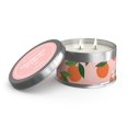 thumbnail image 3 of 11.5oz 2-wick Tin Candle - Champagne & Citron, 3 of 3