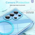 thumbnail image 4 of Casetego Phone Case for Galaxy S25 Ultra,Clear Magnetic Case,[Yellow Resistant] Slim Fit Shockproof Transparent Crystal Clear Magnetic Case for Samsung Galaxy S25 Ultra,Blue, 4 of 7