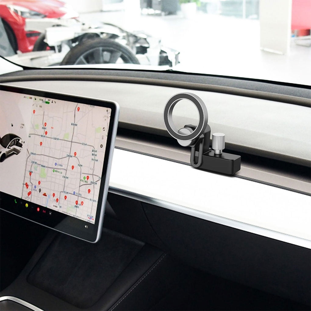 Ruiboury Magnetic Car Phone Holder With Silicone Protection Simple Installation And Stable Phone Mount Auto