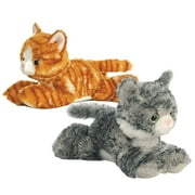 Aurora Kitty Cats -Mini Flopsie 8" Stuffed Animal Plush Set of 2 LILY & MOLLY