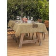 thumbnail image 3 of Outdoor Tablecloth with Umbrella Hole for Patio/Picnic/Party/Camping, Country Windmill Waterproof Table Cloth Rectangle Table Cover Washable, Farmhouse Vintage Rustic Farm Barn (54"x 80"), 3 of 8