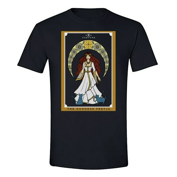The Ghoulish Garb The Goddess Freyja in the Fortune Tarot Card Shirt Small