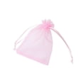 thumbnail image 2 of Fruit Protection Bags M 3.9x5.9in Organza Drawstring Pink Insect Barrier Netting Pouches for Orchard Garden Farm Pest Prevention, 2 of 6