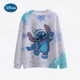 thumbnail image 2 of Suéter corto de pareja de dibujos animados de Disney Lilo & Stitch, suéter fino de otoño para mujer/hombre, disfraz navideño para mujer, animación, nuevo y popular, 2 of 5
