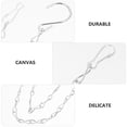 thumbnail image 2 of 8pcs Silver Iron Hanging Chains for Home Decor with Adjustable Hooks Beautify Living Environment, 2 of 9