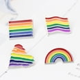 thumbnail image 2 of WINDLAND Rainbow Gay Lesbian Brooch Pins for Women Multi-Colored for Rhinestone Crystal P, 2 of 14