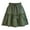 Army Green, variant on Aofany Summer Skirt for Women Boho Elastic High Waist Solid Color Ruffle A Line Swing Skirts Casual Beach Short Mini Skirt