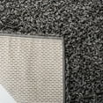 thumbnail image 4 of SAFAVIEH Lavena Solid Plush Shag Area Rug, Dark Grey, 4' x 6', 4 of 7