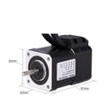 thumbnail image 4 of Nema 17 Stepper Motor 0.3N.m 1.5A Closed Loop Stepper Servo Motor With Encoder For 3D Printer CNC ,Safe and Efficient, 4 of 6