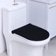 thumbnail image 1 of Uuiauoio Toilet Lid Cover,Stretch Toilet Lid Cover Elastic Soft Polyester Material Washable Fits Toilet Shapes U Elongated Stain Dust Protection, 1 of 6