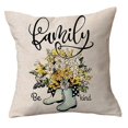 thumbnail image 3 of SZTXJ Autumn Cushion Covers 18" x 18" Set of 4 Outdoor Decor Pillow Case Autumn Farmhouse Bee Gnome Linen Cushion Cover for Thanksgiving, Sofa and Hom, 3 of 5