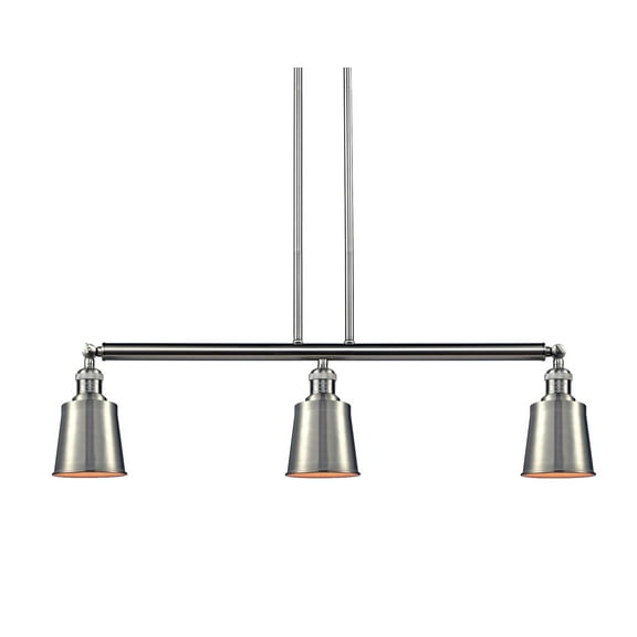 Innovations Lighting 213-S Addison Addison 3 Light 38" Wide Linear Chandelier - Nickel