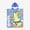 Blue Dino Surfer, variant on Mares Seaside Poncho - Junior - Blue Dino Surfer
