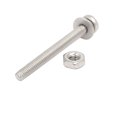thumbnail image 3 of M2.5x25mm Tornillo de cabeza plana Phillips de acero inoxidable 304 con tuerca y arandela 28 conjuntos, 3 of 3