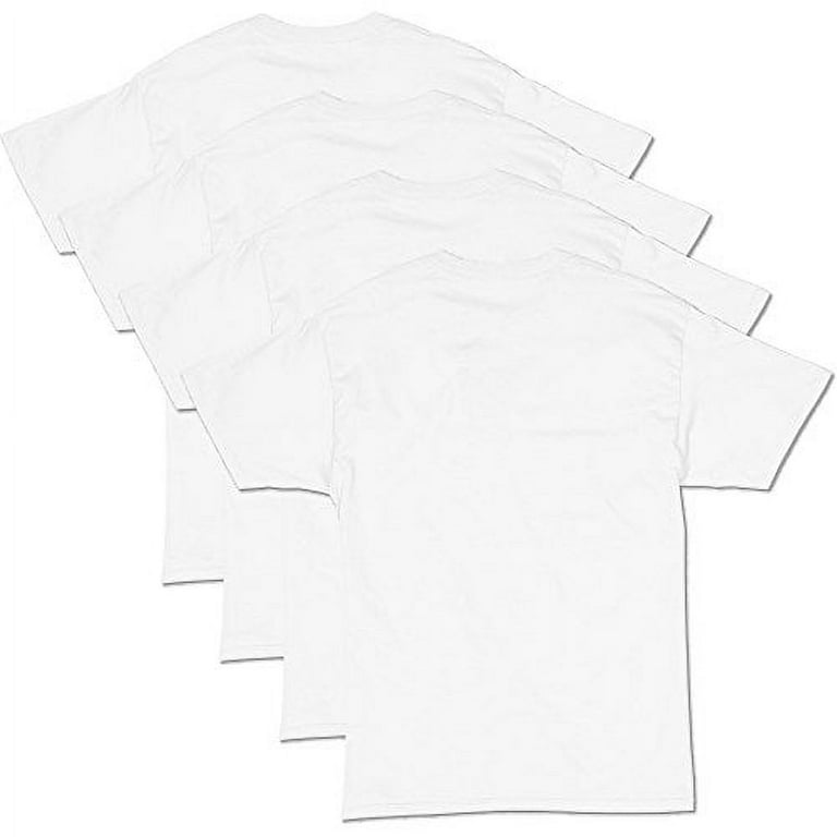 Hanes HEAVYWEIGHT 5.2 oz Short Sleeve T-shirt (Pack of 4) 4