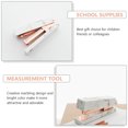 thumbnail image 2 of OULII stapler cute book binding tool in Rose Gold for Friends and Colleagues 1Set, 2 of 8