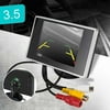 Mini 3.5" TFT LCD Color Screen Car Video Rearview Monitor Camera For Car Backup