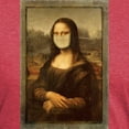 thumbnail image 3 of CafePress - Pandemic Mona Lisa T Shirt - Mens Tri-blend T-Shirt, 3 of 4
