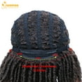 thumbnail image 4 of QUEENTAS Dreadlock Wig for  Women Braiding Hair Synthetic Short Braids Wigs Faux Locs Twist Wigs Curly Crochet Hair Wigs, 4 of 9