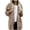 #01Complexion, variant on Women Hooded Cardigan Fuzzy Jacket Winter Open Front Fleece Coat Outwear with Pockets Multicolor L