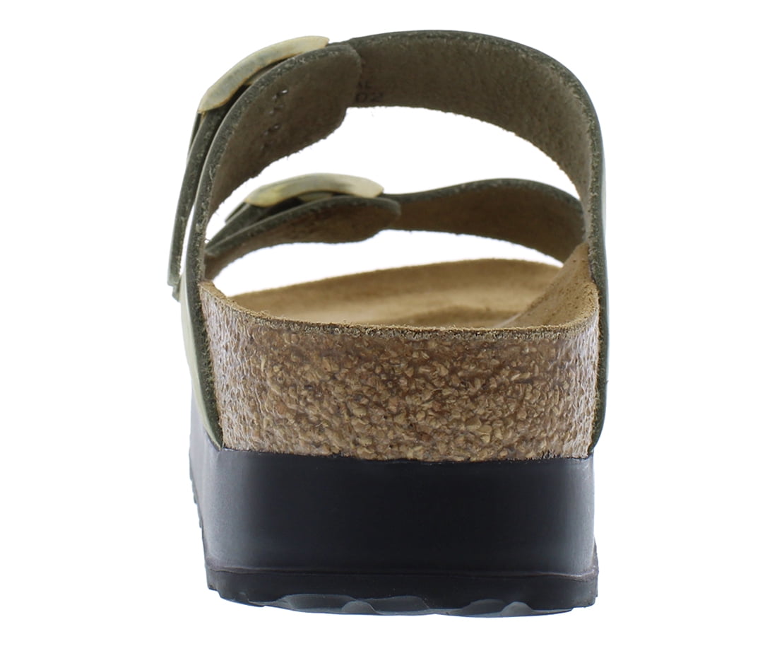 Birkenstock Arizona Papillio Flex Platform Narrow Unisex Shoes Size 3, Color: Eucalyptus