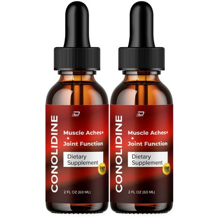 (2 Pack) Conolidine for Pain Drops, Conolidine Joint Support Reliever Supplement All-Natural for Movement, Conolidine 1 Relief Drops, 1000 mg for Joint and Muscle, Reviews (2 Month Supply)