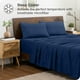 thumbnail image 2 of Juego de Fundas de Almohada Bare Home Cierre Tipo Sobre Colección Premium 1800 Doble Cepillado Ultra Suave Tamaño King 20 x 36 Azul Oscuro 2 Unidades, 2 of 6